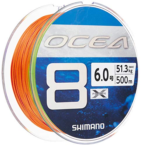 シマノ(SHIMANO) ライン オシア8 500m 6.0号 5カラー LD-A91S 釣り糸 送料無料