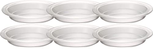 パイ皿 400ml 6個セットクリア/6.5 inch/なし・Style:パイ皿 400ml 6個セット・パッケージ個数:1・サイズ(約)1個/径20×高さ3×口径16.4cm、満水容量400ml・本体重量(約)1個/400g・素材・材質:耐熱ガラス・生産国:日本・食器洗い機:使用可オーブンや電子レンジで使えるシンプルなデザインの食器 フルーツやスイーツを盛るだけでなく、サラダやパスタの取り分け皿としても使用可能