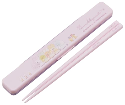 Rakuten - スケーター(Skater) 箸 箸箱セット 大人用 抗菌 18cm カチャカチャ鳴らない 日本製 すみっコぐらし おまじない ABC3A 送料無料