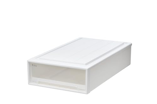 天馬 収納ボックス フィッツケース 押入れ 幅44×奥行74×高さ18cm 収納ケース たわみにくい 衣装ケース ..