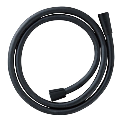 乐天商城 - SANEI(サンエイ) シャワーホース マットブラック ほとんどのメーカー対応 水栓側・シャワー側アダプター付 1.6m G1/2 PS 送料無料