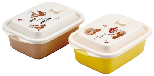 Rakuten - スケーター(Skater) エアーバブル ふわっと 保存容器 シール容器 500ml 2個 セット ディズニー チップ＆デール AUTU 送料無料
