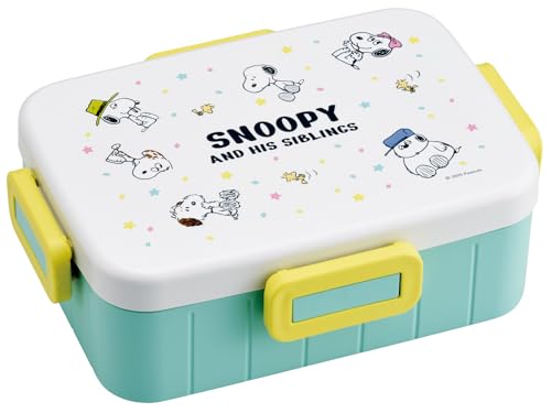 スケーター(Skater) 弁当箱 女性用 4点ロック 抗菌 ランチボックス 650ml 食洗機対応 汁漏れしにくい 日本製 スヌーピー 送料無料