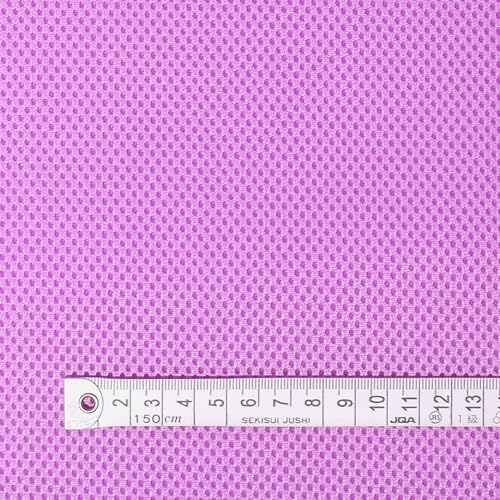 乐天商城 - COLORFUL TEXTILE MARKET ダブルラッセル・ライラック ポリエステルメッシュ生地 132cmx100cm D00R2 送料無料