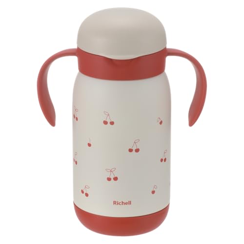 リッチェル(Richell) トライ もれない保冷ストローマグ 450 レッド 1個 7カ月頃から 450ml 送料無料