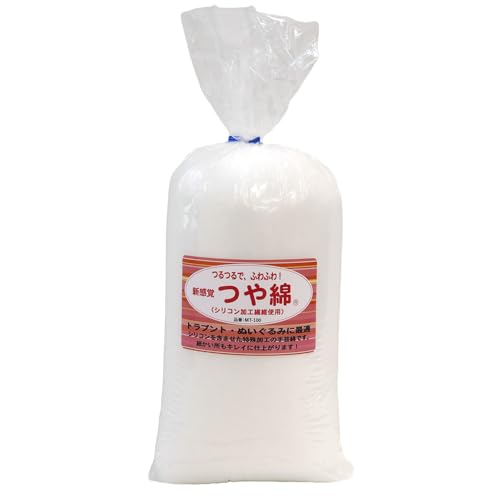 ホワイト/-/MT100・パッケージ個数:1・湿気が溜まりにくいシリコン加工の詰め綿です。・パッケージサイズ: W15×H28×D8cm・入り数：1・素材: ポリエステル100%・生産国：日本湿気が溜まりにくいシリコン加工繊維を使用しているため針がサビにくく、手作りのピンクッションに最適です。