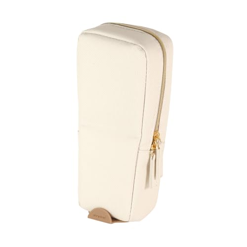 エアピタファスナーアイボリー/-/AK066WH・Color:アイボリー・パッケージ個数:1・【仕様】置くだけでピタッと倒れないペンケース・【特徴1】片手ですぐに外せる・【特徴2】勉強中に便利なスマホを縦にも横にも立てられるベロ付・【特徴3】ペンケース上部に消しゴムや付箋が入る小物ポケット付・【特徴4】ペンは約20本収納可能説明 置くだけでピタッと倒れないペンケース 片手ですぐに外せる 勉強中に便利な、スマホを縦にも横にも立てられるベロ付 ペンケース上部に消しゴムや付箋が入る小物ポケット付 ペンは約20本収納可能