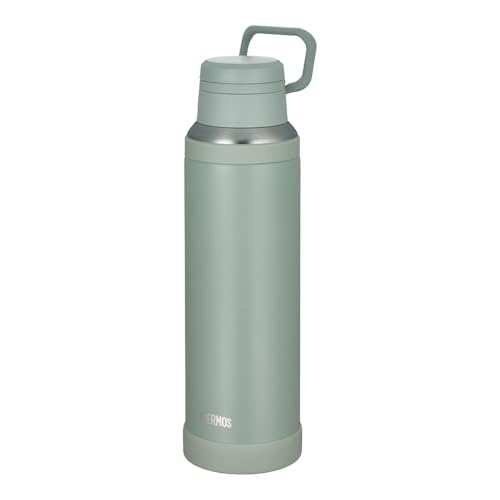 Rakuten - 【ハンドル付き・保温保冷・食洗機対応】 サーモス 水筒 真空断熱ケータイマグ 1.5L アッシュグリーン 持ち運びに便利なキャリーループ 送料無料