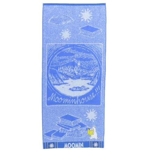丸眞 フェイスタオル MOOMIN ムーミン 本とムーミン 北欧 ムーミン谷 おしゃれ かわいい フェイスタオ..