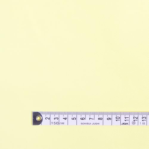 COLORFUL TEXTILE MARKET 無地オックス・ペールイエロー オックス生地 110cmx100cm D0023210 送料無料