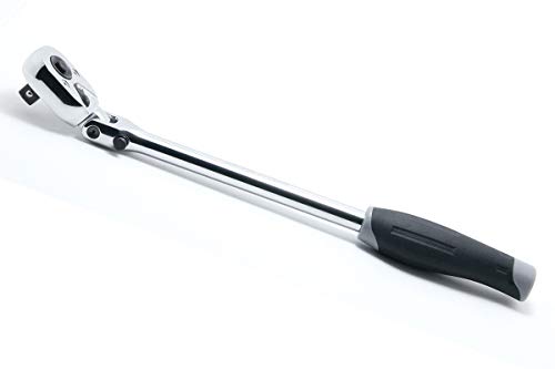 Rakuten - コーケン 3/8(9.5mm)SQ. プッシュボタン式首振りラチェットハンドル(ロック付/樹脂グリップ) 全長265mm 3774JBL 送料無料
