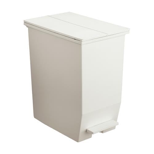 Rakuten - エスコ(Esco) 45L ダストボックス(ペダル開閉式/ホワイト) EA995AA-722 送料無料