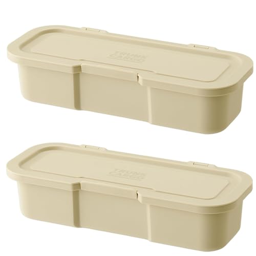 リス トランクカーゴ インナーカーゴS-2 ベージュ 1.9L 2個セット 日本製 小物入れ キャンプ プラスチ..