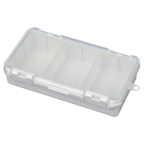 JEJアステージ 推し活 収納ケース ホワイト 仕切板付 コレクションケース深型230HF 持ち運び 缶バッチ ..