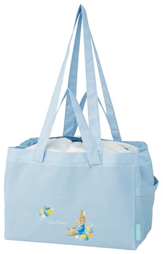 乐天商城 - スケーター(Skater) サイドベルト付 レジ カゴ バッグ 40×28×26cm 保冷 ピーターラビット シトロン KBR28-A 送料無料