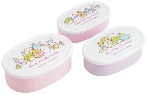 スケーター(Skater) 弁当箱 抗菌 保存容器 ランチボックス 3個セット 日本製 すみっコぐらし えびてんアイドル SRS3SAG 送料無料