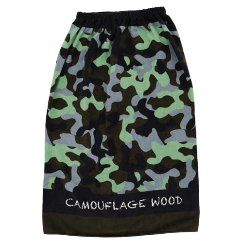 丸眞 80cm丈 巻きタオル SUN HEART カモフラージュウッド 制菌加工 紫外線遮蔽加工 男の子 0625022300 ..