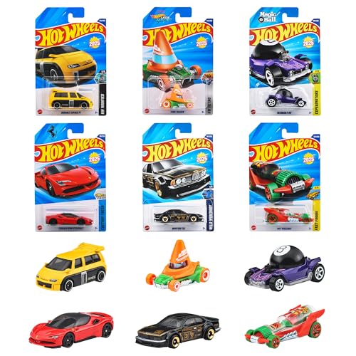 ホットウィール(Hot Wheels) ベーシックカー Jアソート 乗り物おもちゃ ミニカー 36台入り BOX販売 3歳から マルチ 送料無料