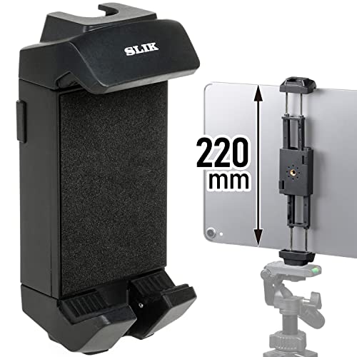 SLIK 三脚アクセサリ モバイルリンク スマホ&タブレットホルダーワイド 70~220mm幅...