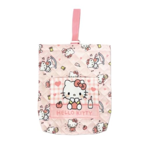 畑山商事 はきものバッグ キルティング ハローキティ H28×W24×D5cm 56202655 送料無料