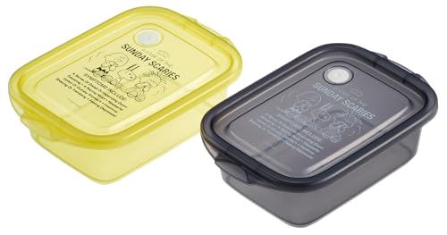 乐天商城 - スケーター(Skater) シール容器 保存容器 おかず容器 500ml 抗菌 日本製 2P スヌーピー グッドネス 75th FCN2 送料無料