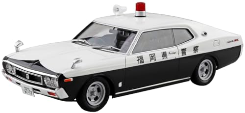 青島文化教材社(AOSHIMA) 西部警察 No.10 C130ローレルHT 捜査用パトロールカー 1/24スケール プラモデ..