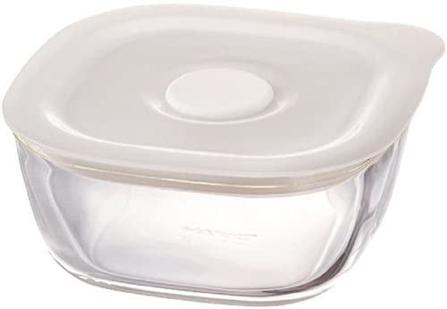 HARIO(ハリオ) 日本製 耐熱ガラス製 密閉保存容器・角 250ml BUONO kitchen KSTM-25-TW 送料無料