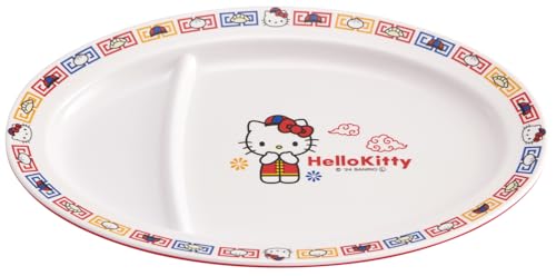 スケーター(Skater) メラミン製 ギョウザ 餃子 皿 食器 町中華 食洗機対応 サンリオ ハローキティ MCH3..