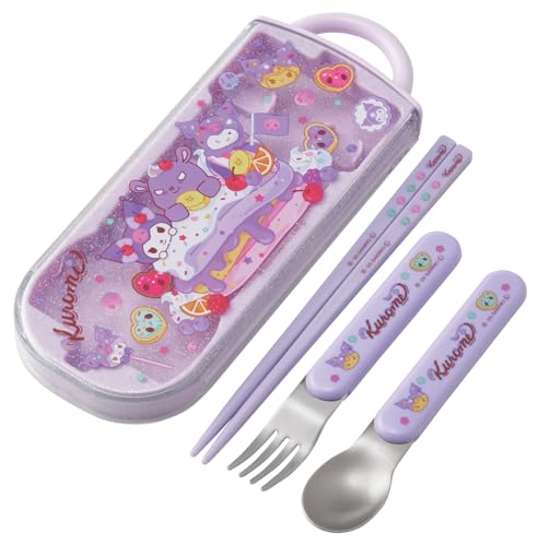 スケーター(Skater) 弁当用箸 子供用 トリオセット 箸 スプーン フォーク 16.5cm サンリオ クロミ Fancy Snac 送料無料