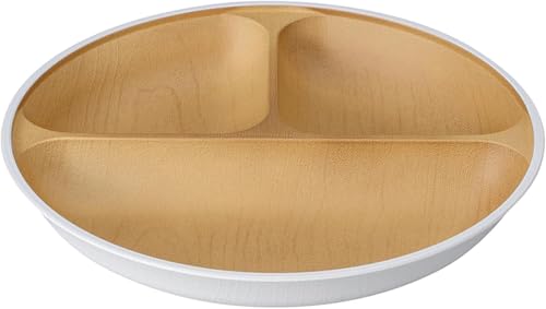 カノー earth color(アースカラー) 抗菌 すくえる丸ランチプレート ホワイト 74664 電子レンジ対応 食..