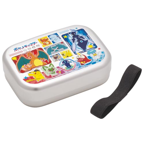 スケーター(Skater) 弁当箱 370ml アルミ製 保温庫対応 ランチベルト付き 子供用 ポケットモンスター 24 日本製 ポケモ 送料無料