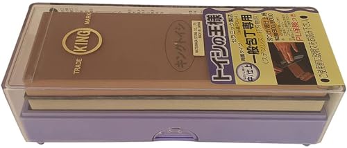 キング砥石 キング トイシの王様 PB-04(一般包丁専用) 185X63X25 粒度:#800/#6000 刃つけ/超仕上用 送料無料