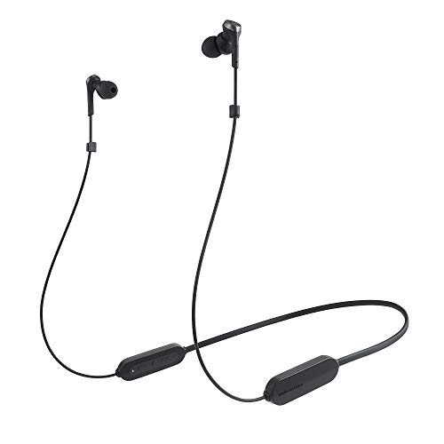 オーディオテクニカ ATH-CKS330XBT BK ワイヤレスイヤホン bluetooth 重低音【 SOLID BASS/防滴仕様 送料無料