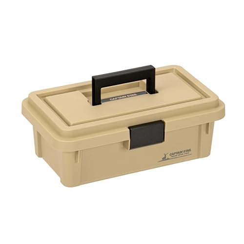 キャプテンスタッグ(CAPTAIN STAG) アウトドア 収納ボックス 工具箱 ツールボックス 浅型 日本製 CSシャルマン UW-1 送料無料