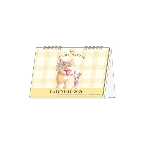 サンスター文具 ディズニー 2026年 カレンダー 卓上 くまのプーさん S8521492 送料無料の商品画像