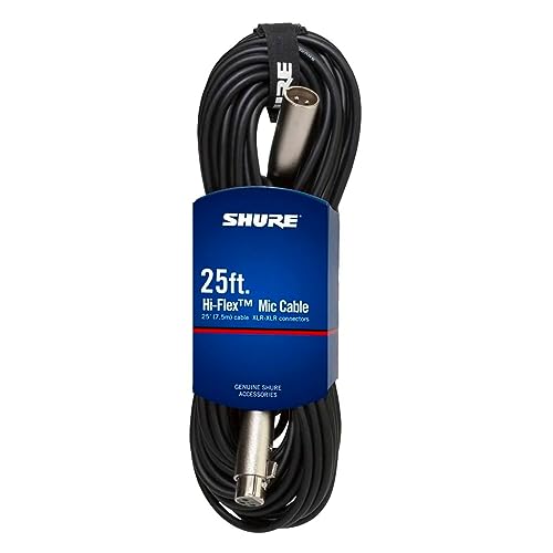 SHURE マイクケーブル C25J 送料無料