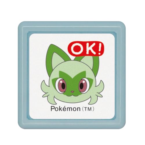乐天商城 - こどものかお スタンプ Nポケモンミニポンスタンプ ニャオハ/OK 2883-003 送料無料
