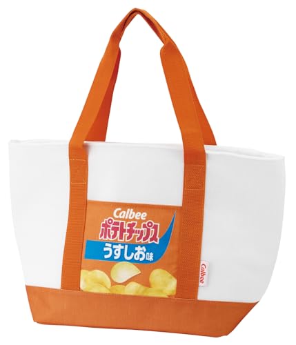 [スケーター] ショッピングバッグ トートバッグ 幅52×33×マチ17cm 麻風 保冷 お菓子シリーズ ポテトチップス うすしお味 K 送料無料