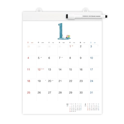 ほぼ日ホワイトボードカレンダー2026 ミディアム 壁掛け 送料無料