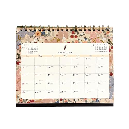 クローズピン Tomoko Hayashi 2026年 カレンダー 卓上 CL95678 送料無料