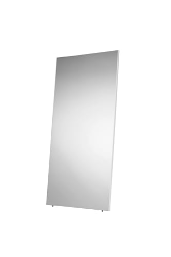 パール金属 【フェーズフリー認定商品】 軽くて割れない 鏡 壁掛け 80×160cm 全身 姿見 フィルムミラー スノーホワイト 白 N 送料無料