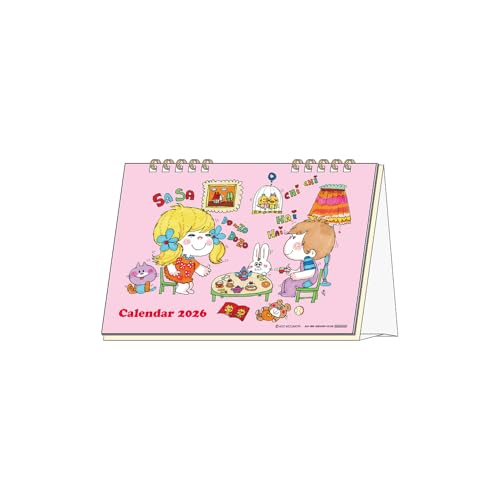 サンスター文具(Sun-Star Stationery) 水森亜土 2026年 カレンダー 卓上 水森亜土 S8521573 送料無料