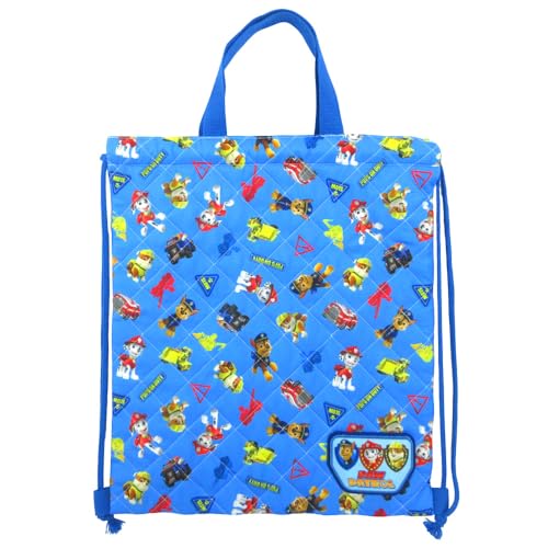 高波クリエイト キルトナップサック パウ・パトロール ブルー 【130423】 通園 通学 習い事 送料無料