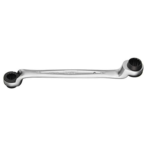 トネ(TONE) 75度両頭ラチェットめがねレンチ(深穴タイプ) RM75A-1618 二面幅16×18mm 送料無料