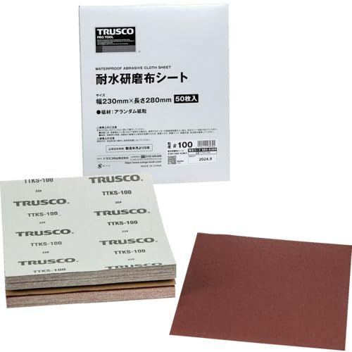 -/-/TTKS-100・パッケージ個数:1・●エコノミータイプの布シート研磨材です。●エコノミータイプの布シート研磨材です。