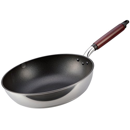 北陸アルミ いため鍋 30cm [ガス火専用] 軽量 キャストスタイルライト テフロン加工 日本製 送料無料