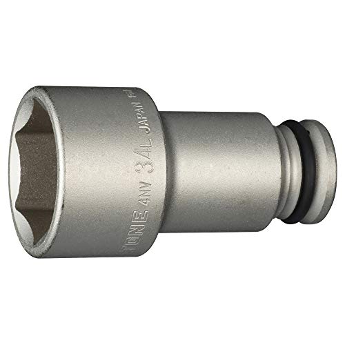 トネ(TONE) インパクト用ロングソケット 4NV-34L 差込角12.7mm(1/2) 二面幅34mm 送料無料
