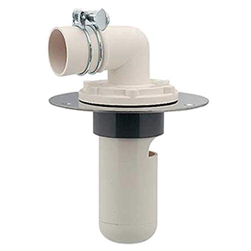 カクダイ 洗濯機用 排水トラップ におい防止 床直接取り付け 呼50VU管用 幅広ステンレスプレート付 426-010-50 送料無料