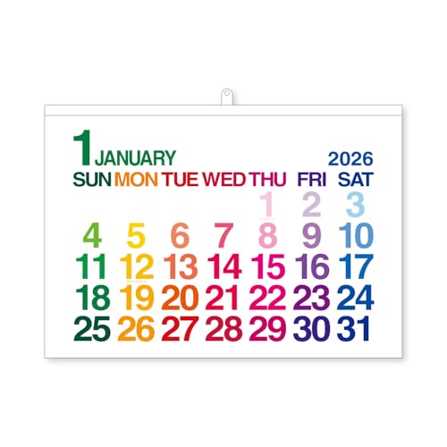 etranger di costarica 2026年 カレンダー 壁掛け A2 カラフル 420×594mm CLC-A2-01 ED 送料無料