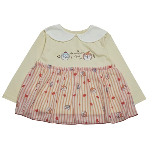 2025年 秋冬 アンパンマンベビー 天竺 ドキンコキン 衿付き 長袖Tシャツ アイボリー◇100c ...